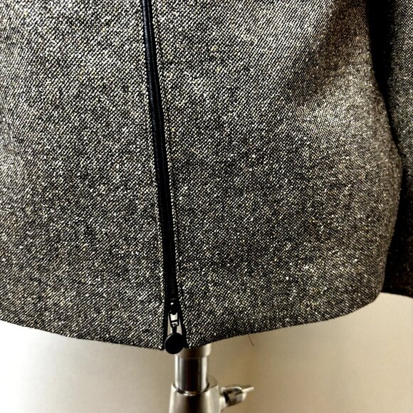 Akris Punto Women's Blazer Wool Silk Blend Light Jacket Front Full Zip‎ Sweater - Picture 6 of 15